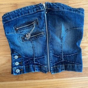 Rocawear denim crop top